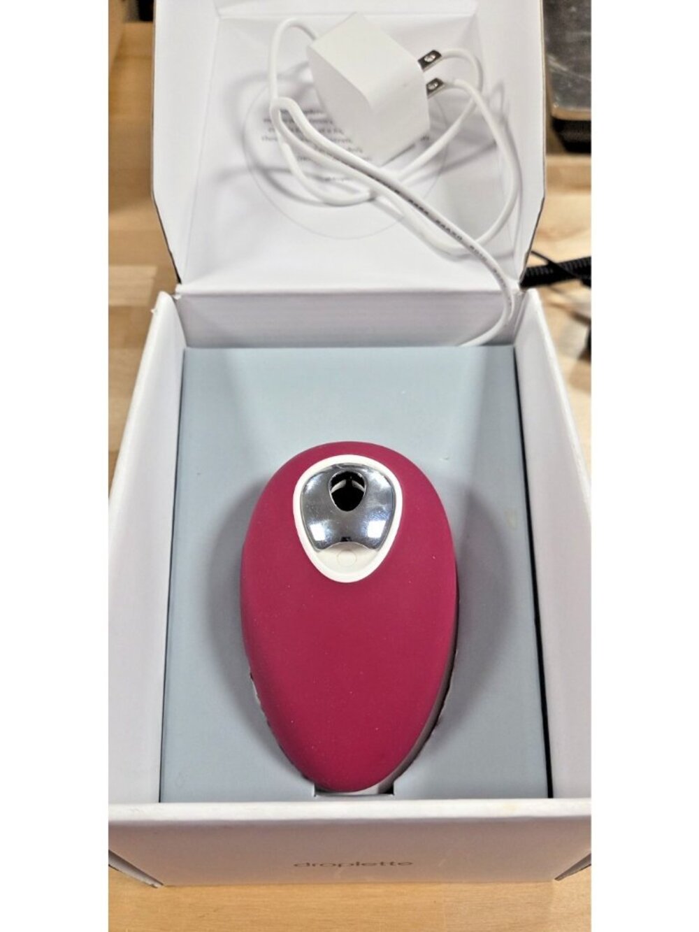 Droplette Micro Infuser Device w/ Charging Dock & Power Adapter Hot Pink Tool